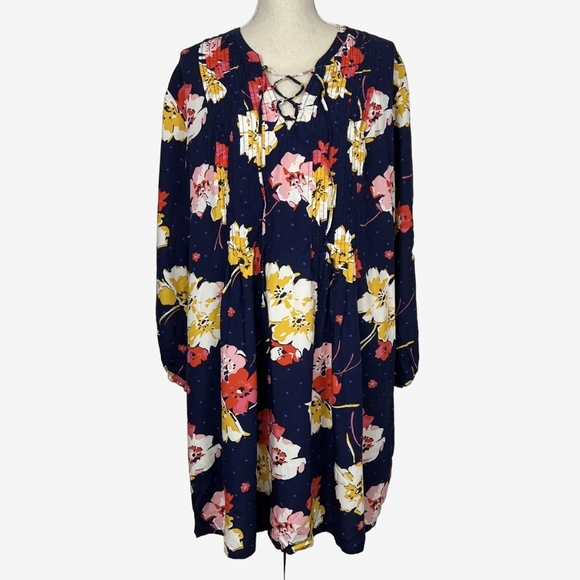 Old Navy | Medium | Lace-up | Floral Dress - Picture 1 of 6